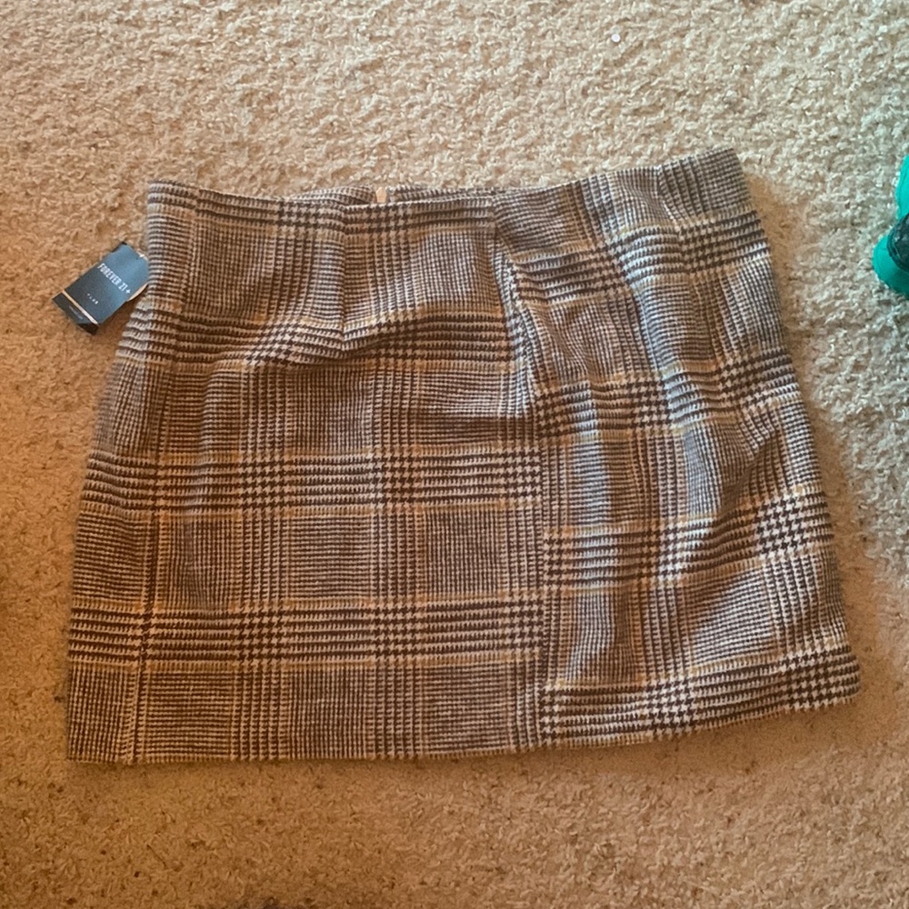Plaid skirt with tags!